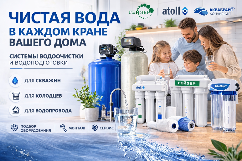 Чистая вода в доме