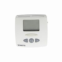 Watts термостат комнатный электронный WFHT LCD с цифровым табло и выносным датчиком 24В